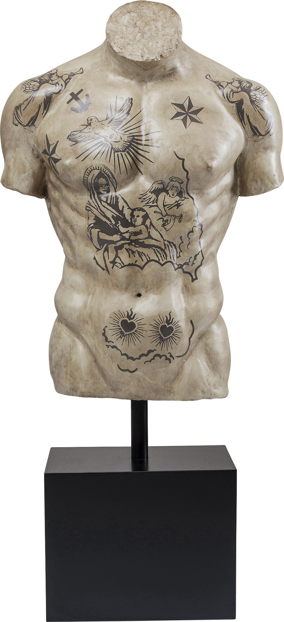 Deko Objekt Torso Tattoo