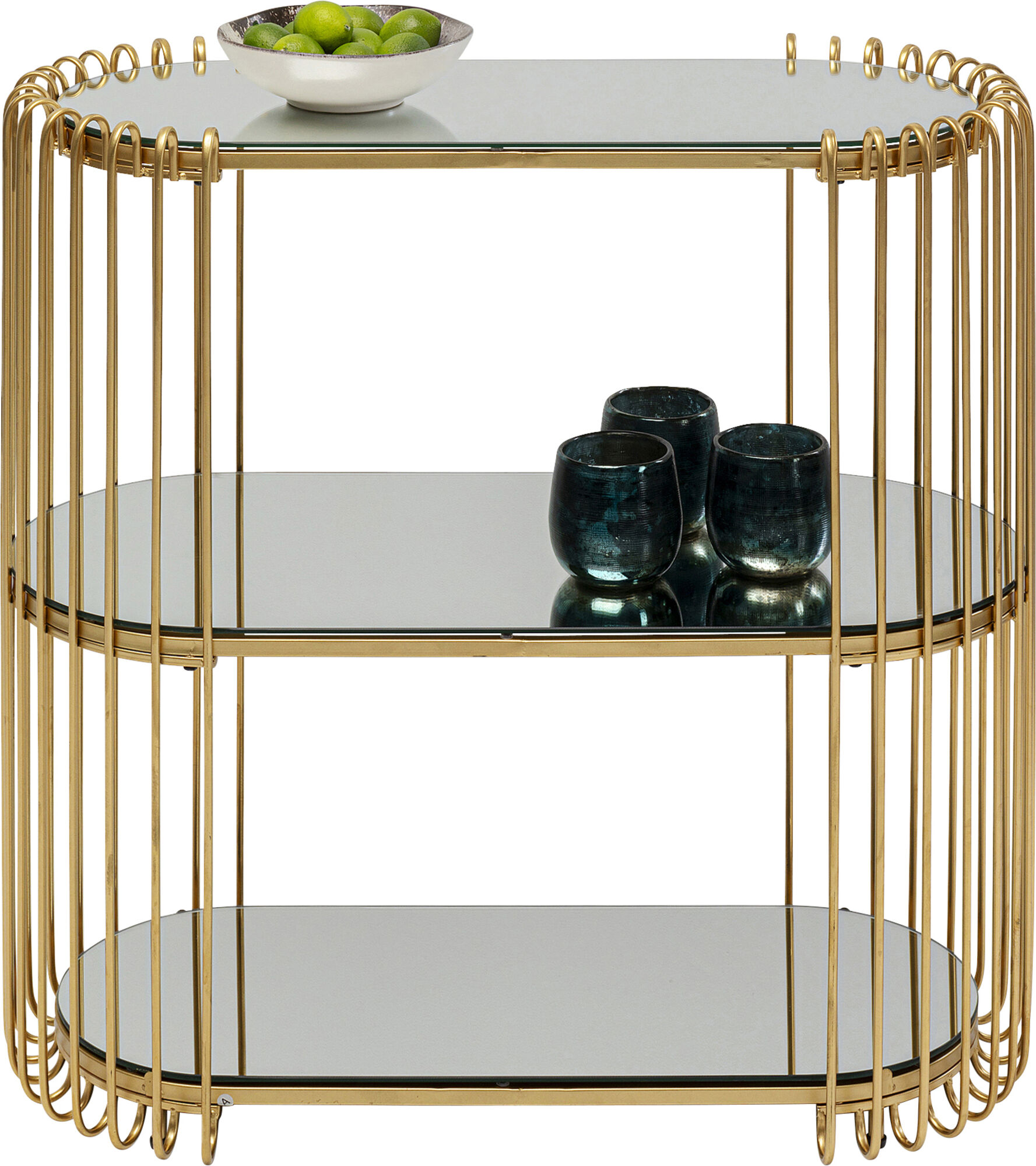 Konsole Wire Brass 81x78cm