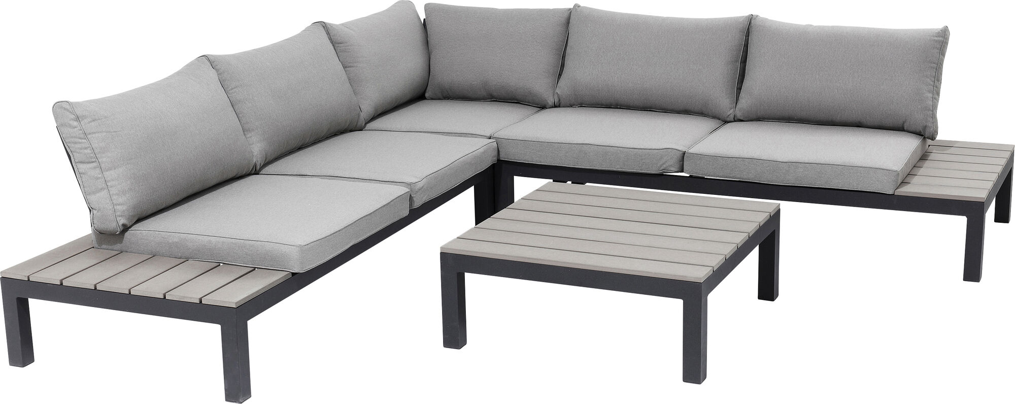 Sitzgruppe Holiday Schwarz (4/tlg.)