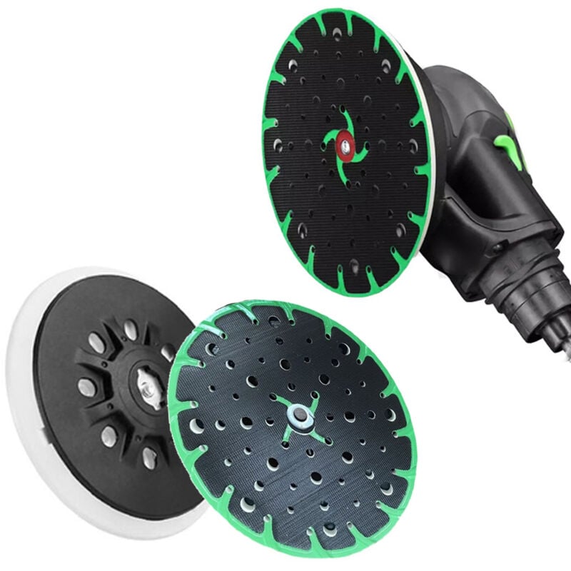 1 flexibler Schleifteller für Festool Exzenterschleifer 150 mm – Anschlussgewinde M8, kompatibel mit Festool Rotex RO, ETS 150 etc., Schleifteller