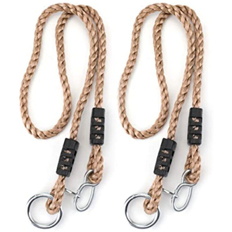 1 Paar Baum-Schaukel für Kinder, Schaukelseile, verstellbare Gurte, Holzbaum-Schaukel, Kinder und Erwachsene, Hängesitz