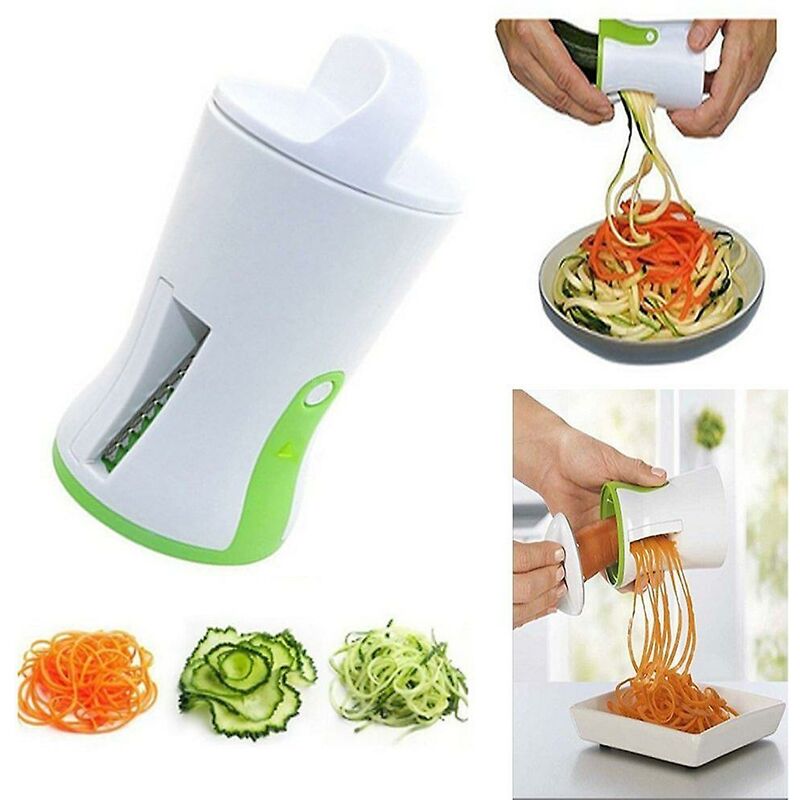 1 Pc Spirale Trichter Gemüse Reibe Abs Edelstahl Karotte Gurke Slicer Chopper Gemüse Sp