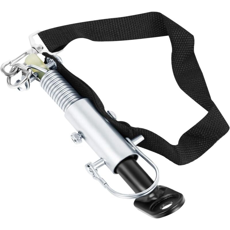 Stück Fahrradanhängerkupplung, Fahrradanhänger-Befestigungsverbinder, Stahl-Fahrradanhängerkupplungskupplung mit Nylongurt, Fahrradanhänger-Adapter