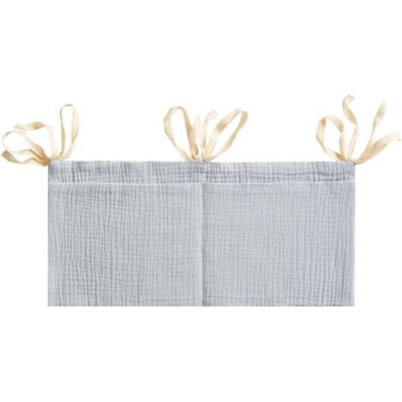 1 Piece Hanging Diaper Organizer (Grey), baby crib hanging storage, baby bed organizer, Hanging Crib Organizer for Baby, for nursery bed, nursery