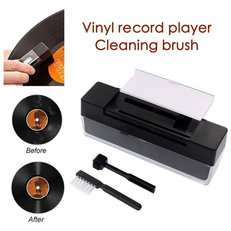 1 Set Antistatischer Vinyl-Schallplattenreiniger, Rückstandsentferner, Reiniger für Phonographen-Plattenspieler, LP-Vinyl-Schallplatten-Reinigungsset