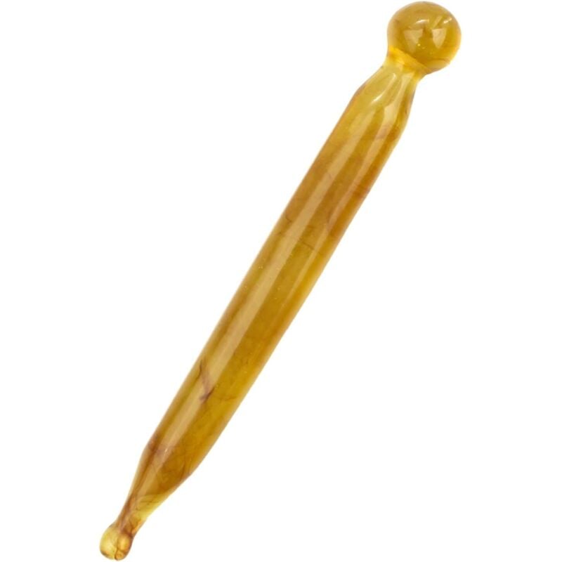 1 Stück 12,5 cm Fußreflexzonenmassage-Werkzeug, Fußmassage-Werkzeug, Fußmassagegerät, Akupressur, zur Entspannung der Körpermuskulatur (braun)