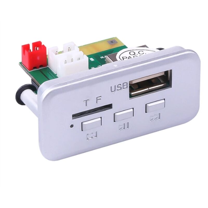1 Stück 12V Wireless Bluetooth 5.0 DIY MP3 WMA WAV DIY Decoder Board Auto-Audio USB TF FM Radio Freisprech- MP3-Player