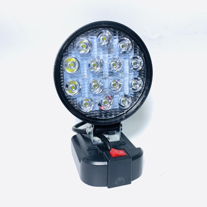 Coocheer - 1 Stück Akku Lampe für Makita 18v, led Arbeitsleuchte Akku led Strahler Tragbares Flutlichter Baustellen Lampe Taschenlampe Scheinwerfer