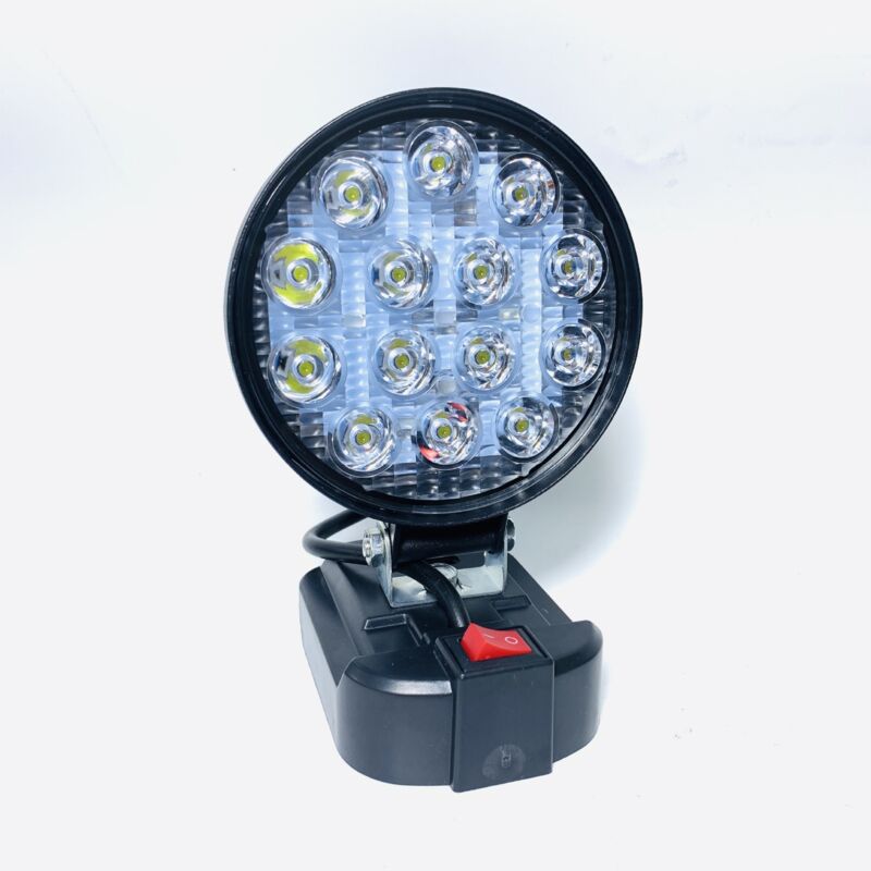 1 Stück Akku Lampe für Makita 18v, LED Arbeitsleuchte Akku LED Strahler Tragbares Flutlichter Baustellen Lampe Taschenlampe Scheinwerfer für Makita