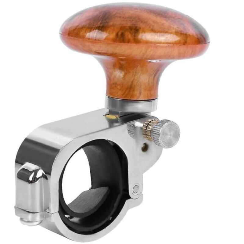 1 Stück Bouton de volant, Booster für die Richtung des Fahrzeugs, Poignée Boule volant en bois