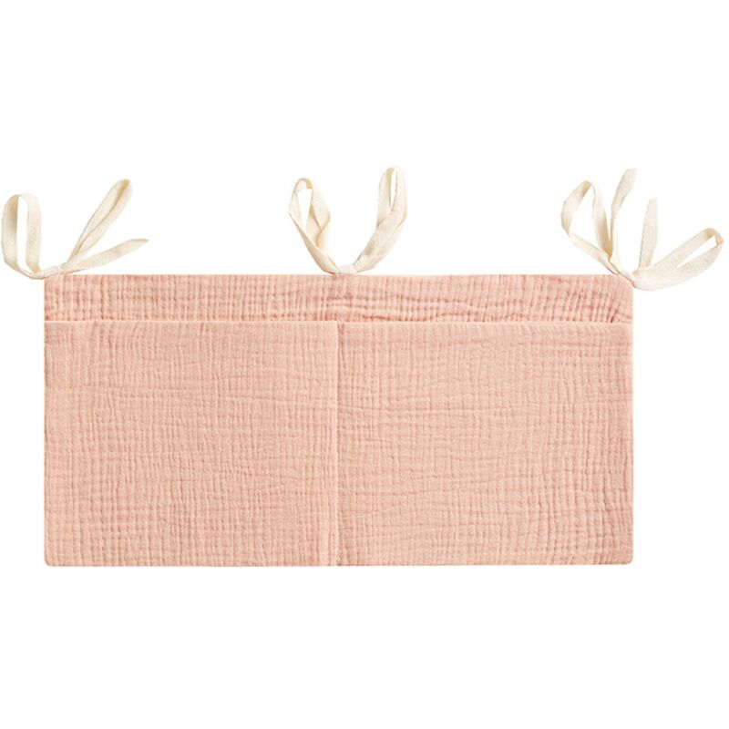 1 Stück Hängender Windel-Organizer (Rosa), Hängeaufbewahrung für Babybett, Babybett-Organizer, Hängender Babybett-Organizer, für Kleinkinderbett,