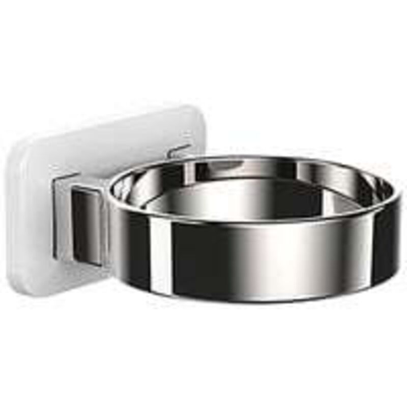 1 Stück (weiß galvanisiert) Haartrocknerhalter aus Kunststoff, schwarzer Haartrocknerhalter aus Kunststoff zur Wandmontage, Glätteisen-Rack,