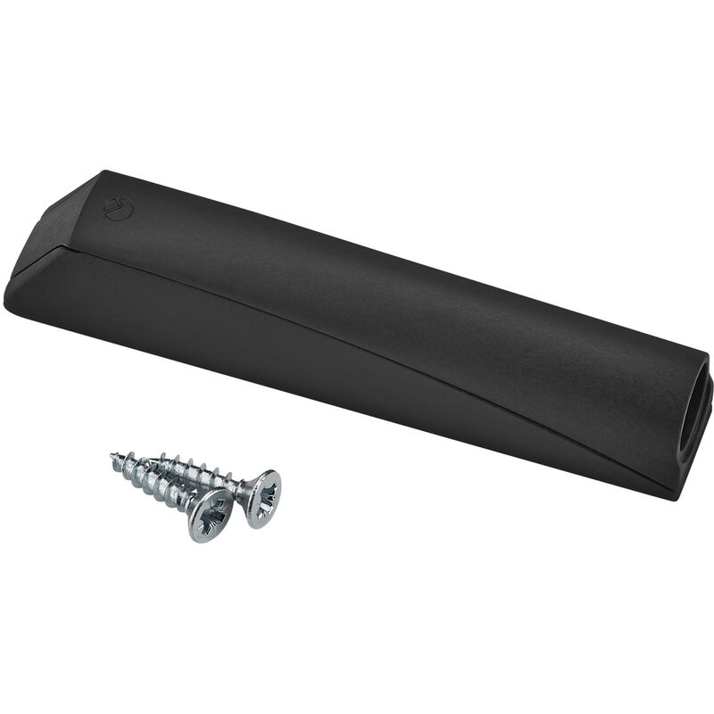 1 Stück K-Push Einbauadapter in anthrazit für Türdämpfer Push-To-Open für grifflose Möbelfronten PtO Adapter für Drucköffner Druckschnapper für