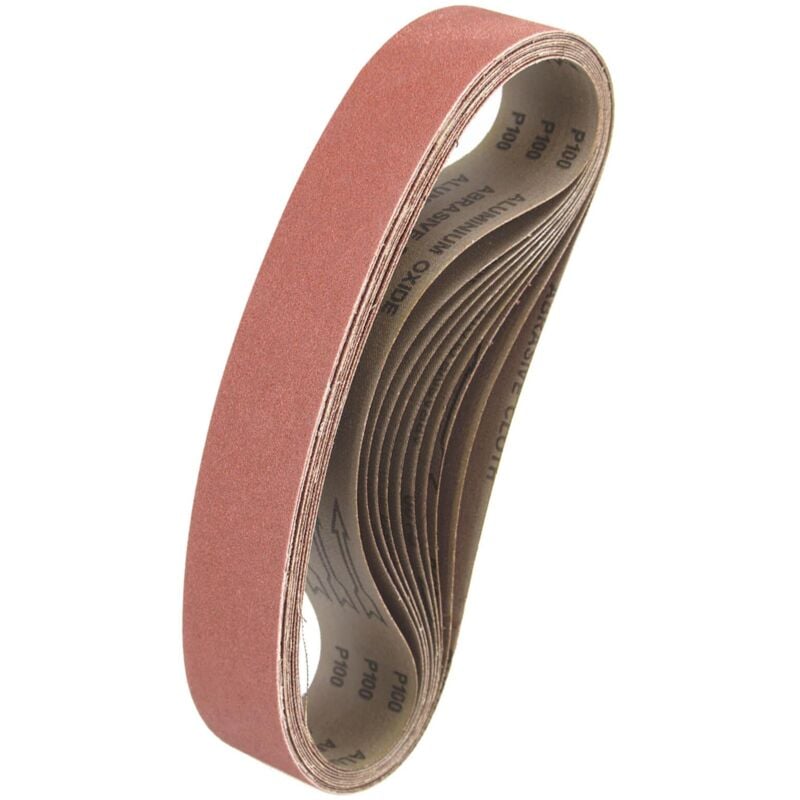 10 Schleifbänder 50x686mm Eckra Korn 80