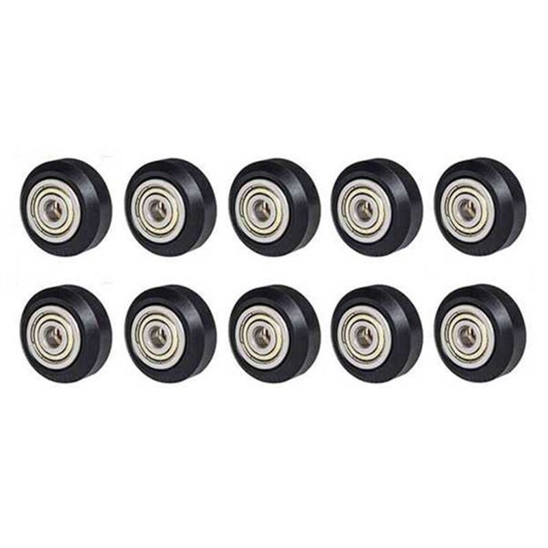 10 Stück 3D-Drucker Kunststoff Linear 625Zz Pom Riemenscheibe mit Lagergetriebe Ender 3 Riemenscheibe für 3D-Drucker der Ender 3-Serie