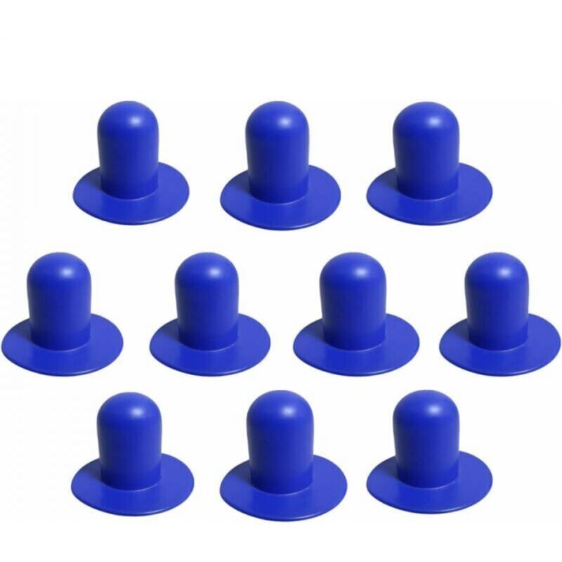 10 Stück erweiterte Poolkappen, Bestway Lay Z Spa Filterpumpenkappe, Ersatzfilter für Lay Z Spa, kompatibel mit Pool (blau, erweitert)