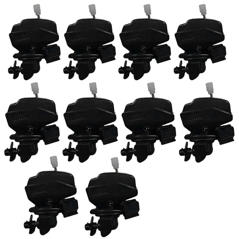 10 Stück Kaffeerührer mit Bootsmotor, Getränkemixer mit Edelstahlclip, Neuartiger Miniatur-Bootsmotor