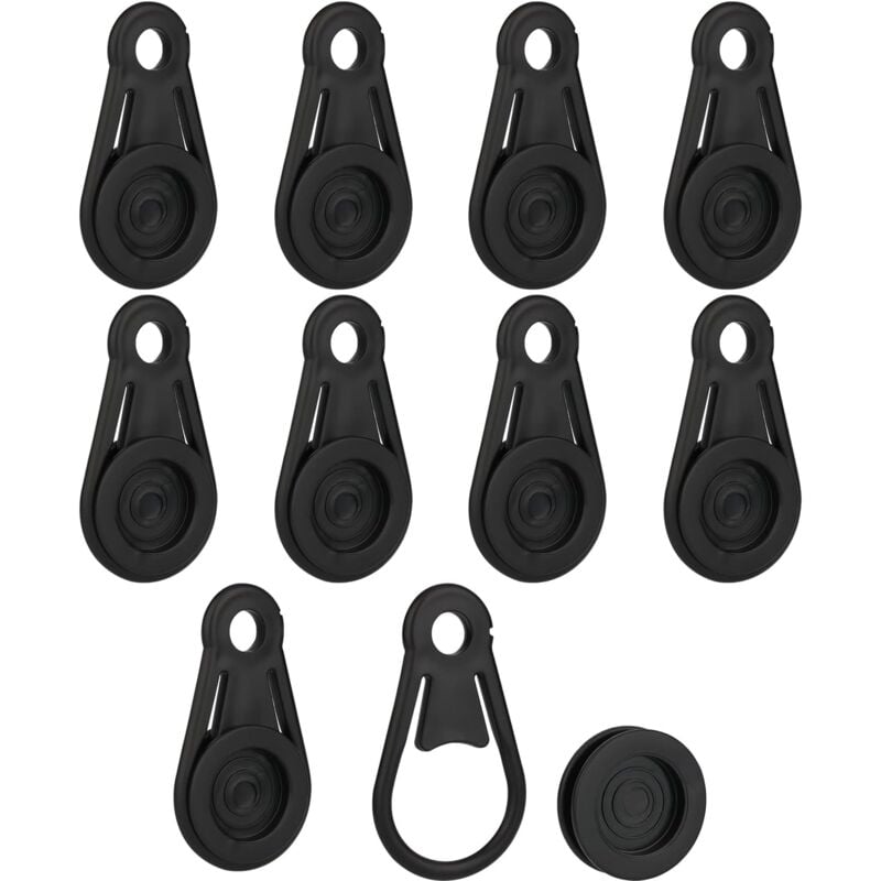 10 Stück Planenklammern, Planenklemme, Planenklemmen, Planen-Spannklemmen für Autoabdeckungen, Zelte, Markisen und Poolabdeckungen