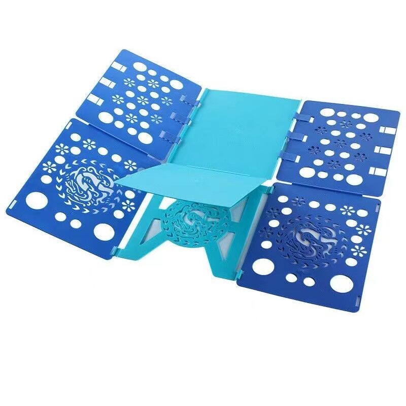 58 x 68 cm (blau & blau) Wäsche-Klappbrett – Wäsche-Ordner, Wäsche-Ordner, Kind, Erwachsene, Kleidung, Hemd, T-Shirt, T-Shirts