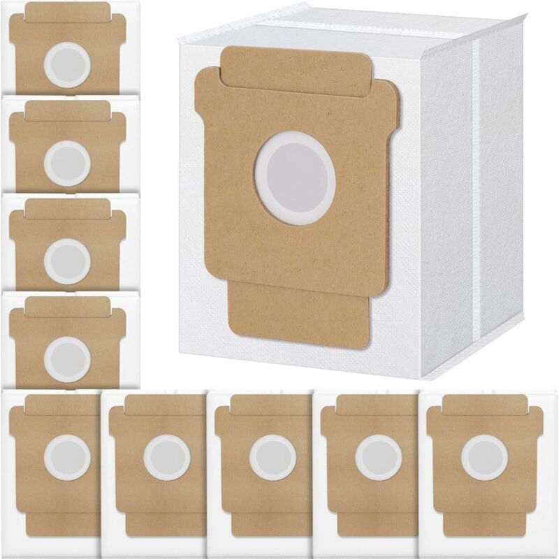 (10 Stück) Q0520 Ersatz-Staubbeutel für iRobot Roomba 105P/505/405/ Q0520 Kombi-Entsorgungsbeutel