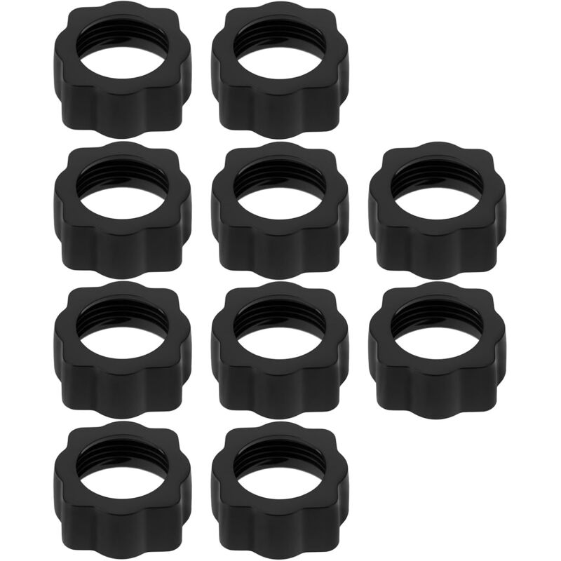 10 Stück Schraubkugelkopfadapter für Autotelefonhalter, Klemmmutter für 17-mm-Kugelkopfadapter für DVR-Kamerazubehör, Pflaumenblütenform