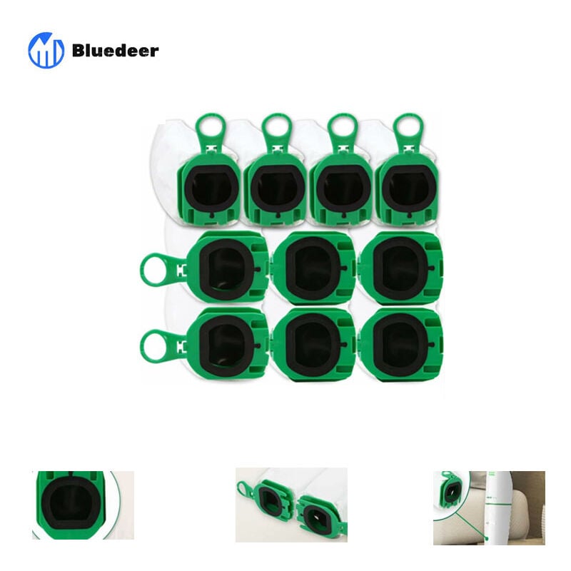 10 Stück Staubsaugerbeutel für Vorwerk Kobold VB100 vb 100 FP100 fp 100 Premium Filterbeutel für Kobold VB100 filterlosen Staubsauger