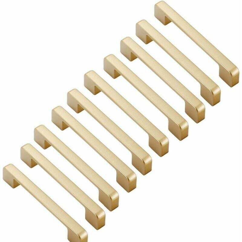 10 stücke 128mm Schrank Griff Gold Schrank Pull Arc Stick Küche Schrank Tür