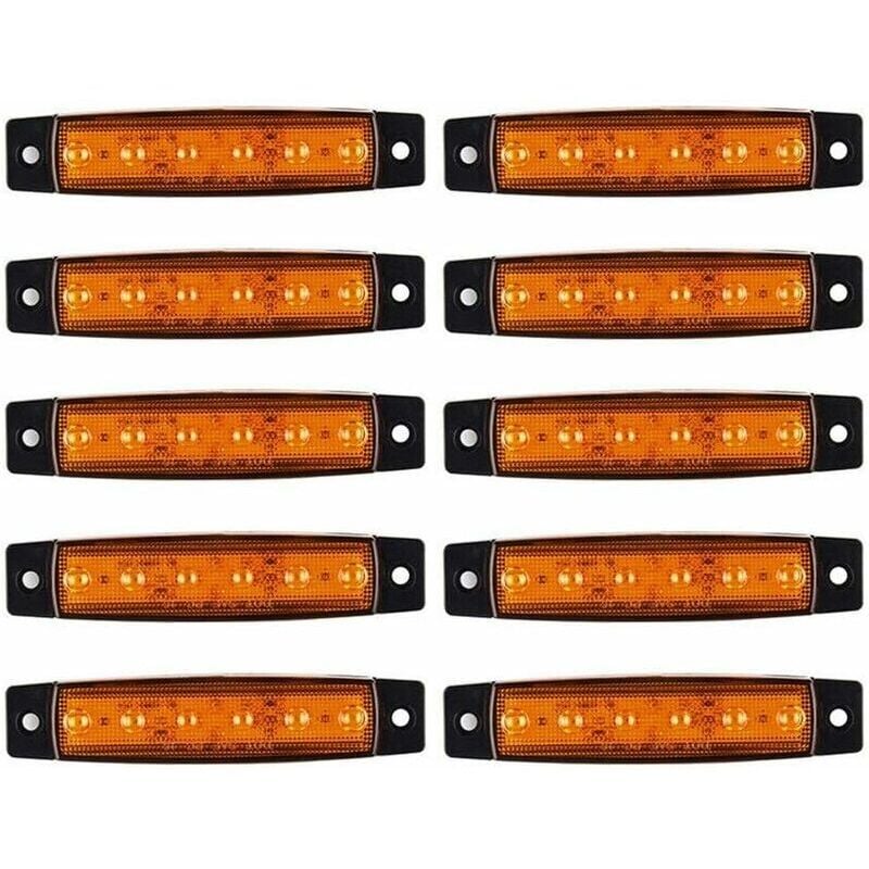 10 STÜCKE LKW-Seitenmarkierungsleuchten, LED-Seitenmarkierungsleuchten, DC 12 V, LED-Seitenmarkierungsleuchten, Lampe, LKW-Zubehör für