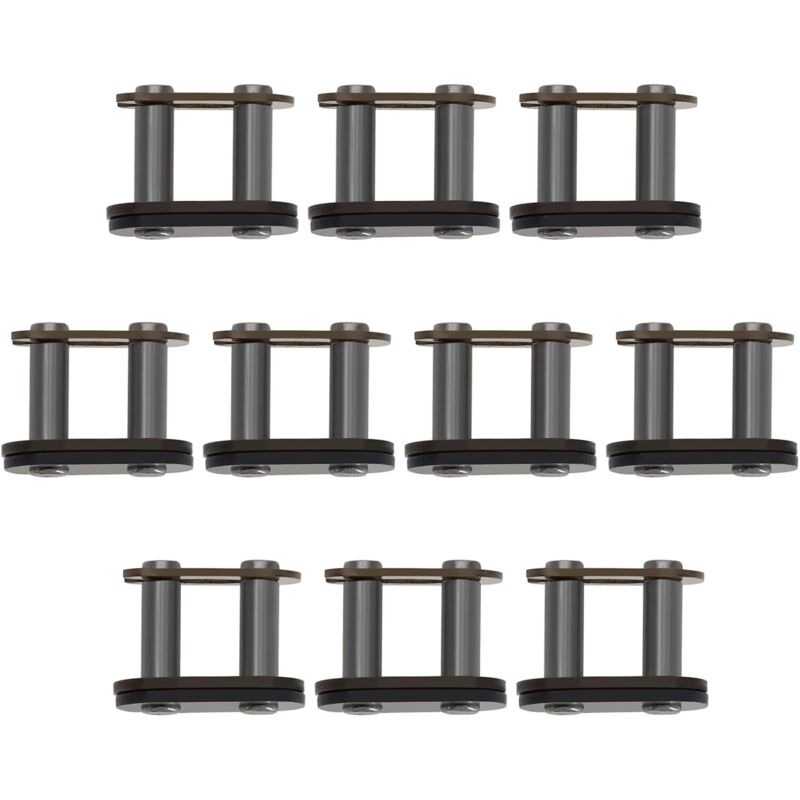 10 stücke T8F Stahl Kette Master Link Kette Link für 43cc 47cc 49cc Mini ATV Quad Dirt Scooter Pocket Bikes Kette ersatzteil