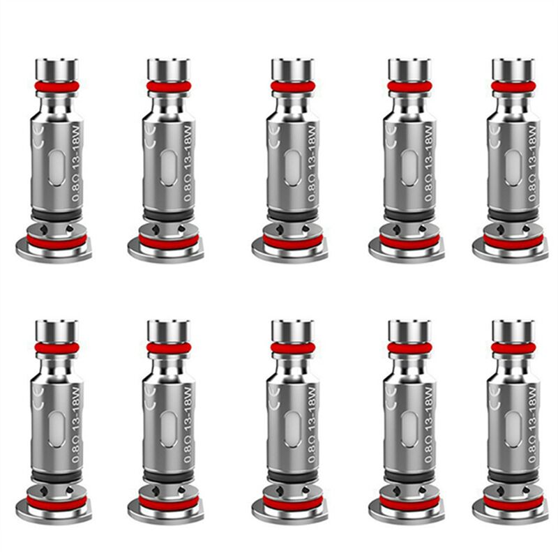 10-teiliges Ersatz-Spulenkopf-Kit für Caliburn Ca G Pod / Prime Vaper 0,8 Ohm Mesh-Spulentank