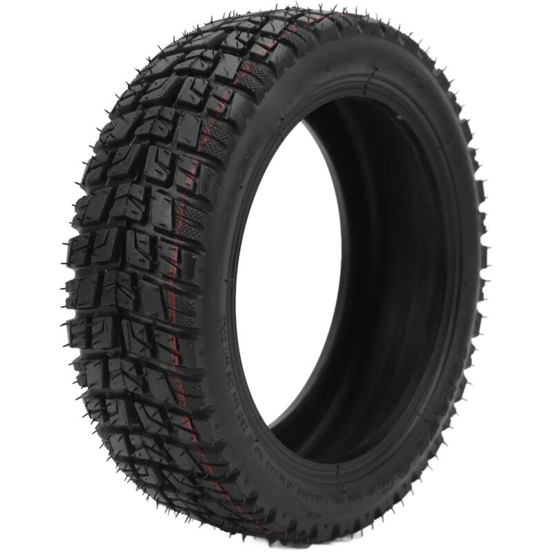10-Zoll-Elektroroller-Reifen aus Gummi, Schlauchloser Off-Road-Reifen für Roller mit 10 X 2,75–6,5 Reifen