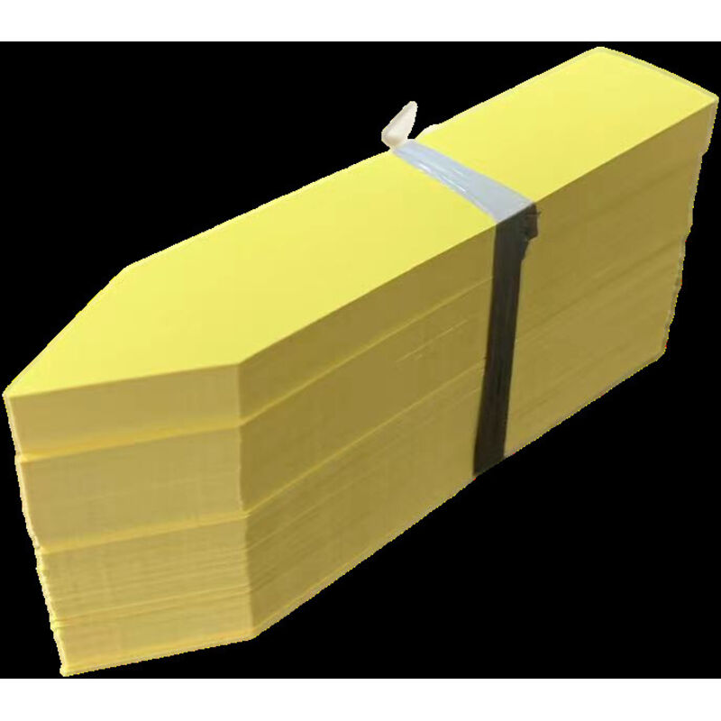 100 Pcs Gelb Kunststoff Garten Anlage Etiketten Sämling Tags 2x10cm