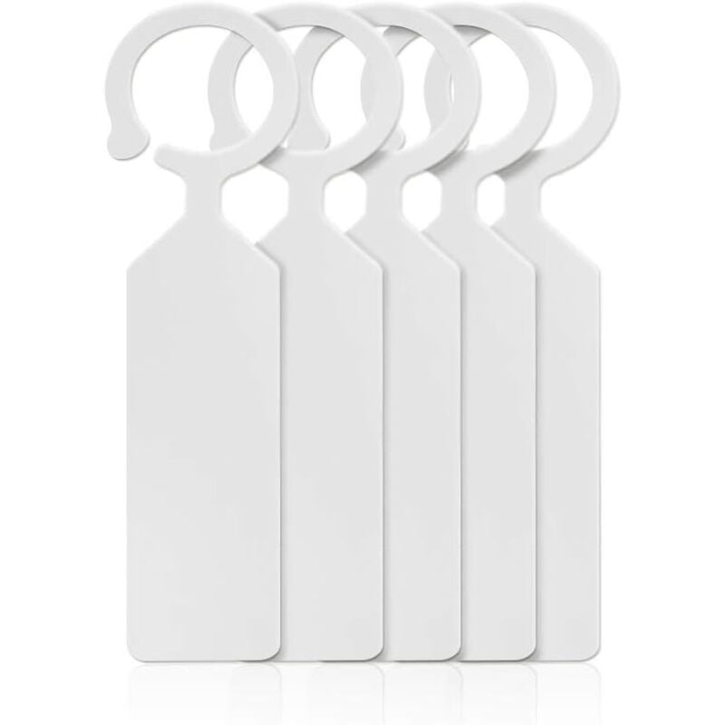 100 stücke Anlage Baum Etiketten Dicken Kunststoff Marker Hängen Garten Tags für Gärtner Weiß