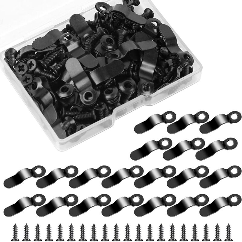 100 Sets Bilderrahmen Zubehör Rahmen Bild Drehknopf Eisen Bilderrahmen Zubehör,Metallrahmen-Hardware-Nägel, Foto-Bilderrahmen-Hardware-Clips,