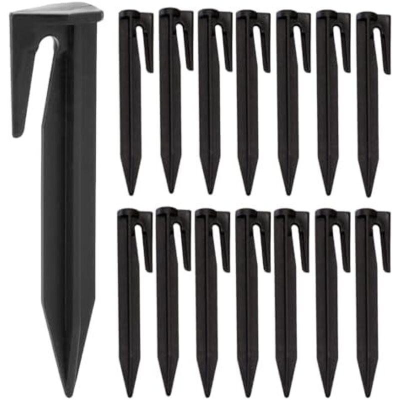 100 Stück Erdnägel für Mähroboter Begrenzungskabel,Rasenmäher Zubehör,Haken Nägel Heringe Erdspieße Nagel,Heringe Draht-Befestigung,für