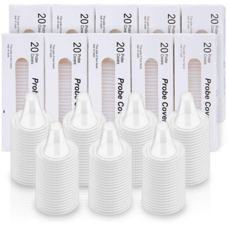 100 Stück für Braun Fieberthermometer Schutzkappen, Fieberthermometer Ohr, Ohrthermometer Ersatzschutzkappen für alle Braun Modelle Ohrthermometer
