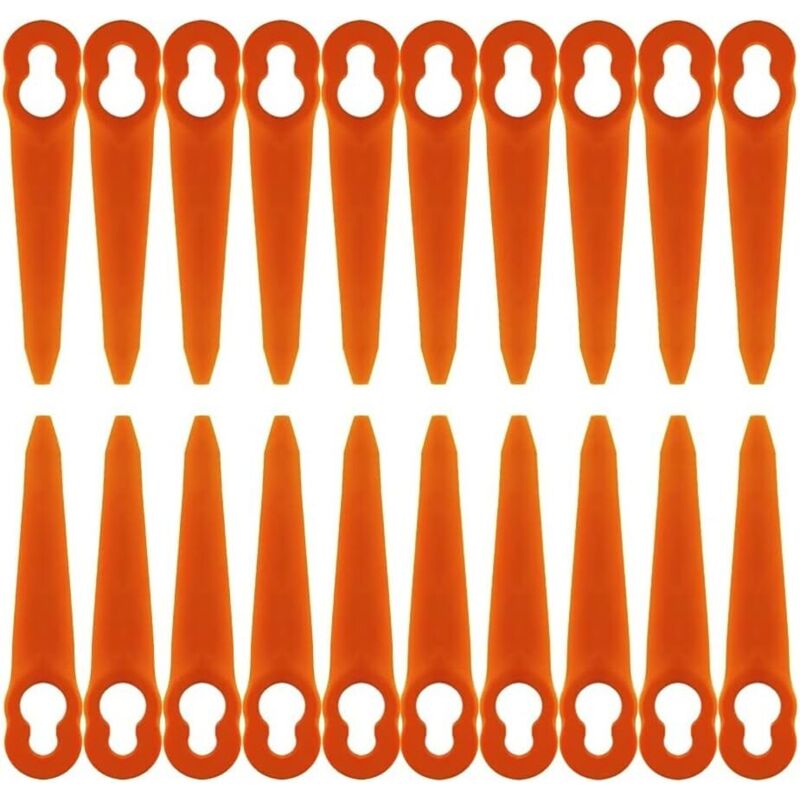 100 Stück kompatible Klingen für Stihl PolyCut 2-2 PolyCut 3-2, FSA 45 FSA 57 FSE 52, Kunststoffklingen für Stihl Akku-Trimmer