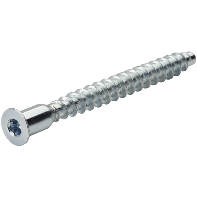 So-tech - 50 Stück Confirmat Schrauben Innensechskant SW4 6,3 x 50 mm Senkkopf Einteilverbinder Eckverbinder Schrauben Möbelverbindungsschrauben