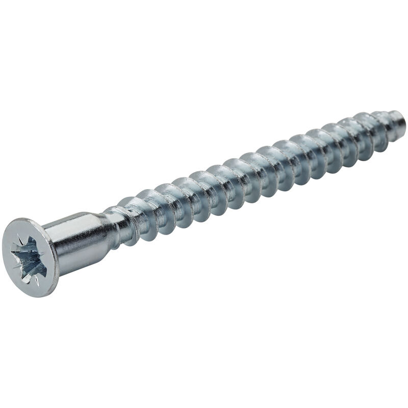 So-tech - 2er Pack - 50 Stück Confirmat Schrauben Kreuzschlitz PZ3 6,3 x 50 mm Senkkopf Einteilverbinder Eckverbinder Schrauben