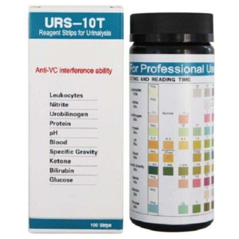 100 Urinteststreifen, 10 Urinketonteststreifen, TRIMEC Urinzuckerteststreifen