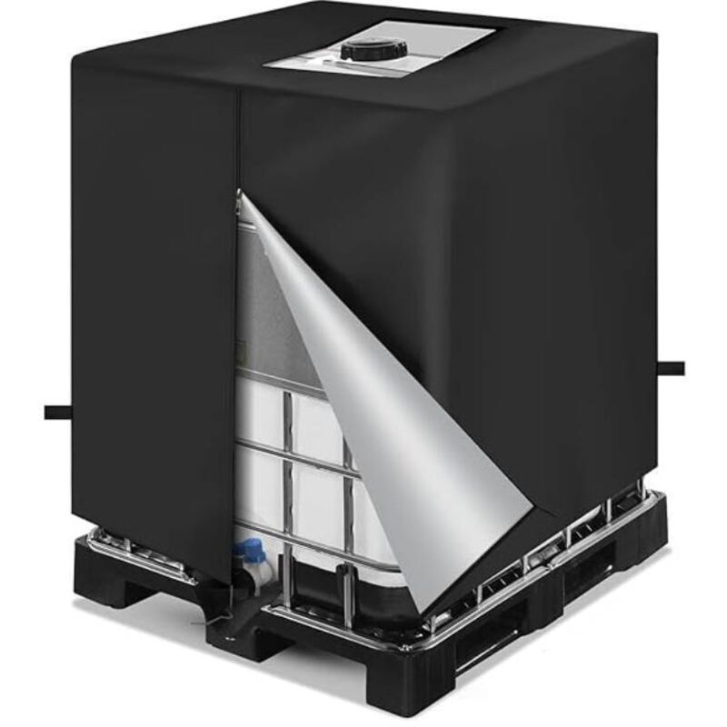 1000L 210D Oxford Tuch Wasser Tank Abdeckung Sonnenschutz Staubdicht IBC Wasser Tank Abdeckung