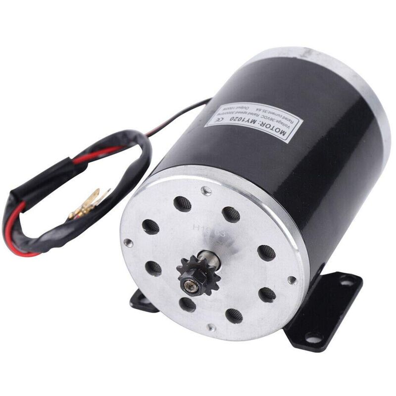 1000W Elektromotor Gleichstrommotor E-Scooter Quad Go-Kart 36V, 3000 U/min Kettenantrieb 25H-11T MY1020-Typ