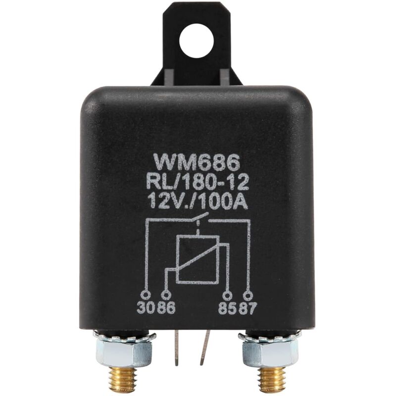 100Amp 4-Pin Auf/Off Heavy Duty Schalter Split Last Breaker Für Auto Boot Van Schwarz