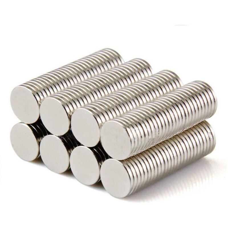 100x Scheibenmagnete aus Neodym-Seltenerdmetallen, stark, für Modellbau und Bastelarbeiten
