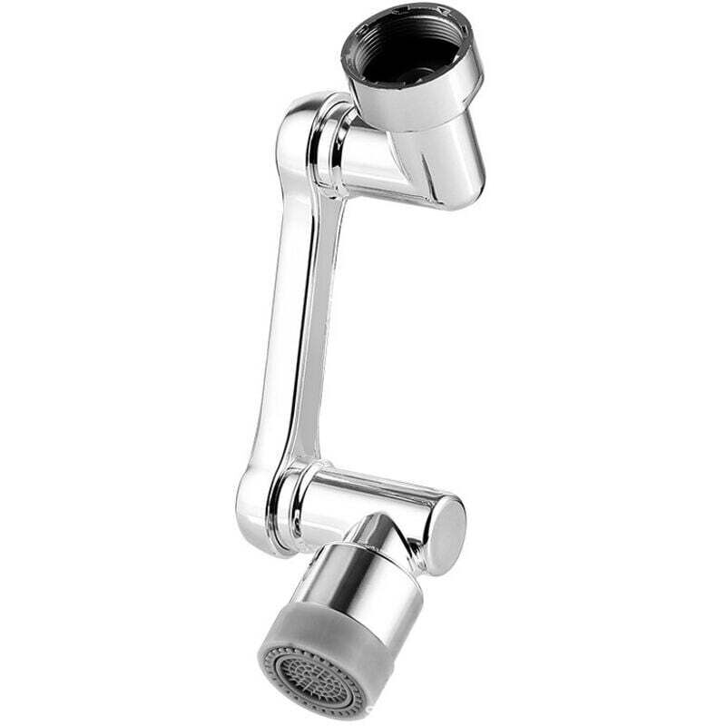 1080° drehbare Spritzschutz-Wasserhahnverlängerung mit Filter und schwenkbarer Sprühdüse für die Küche