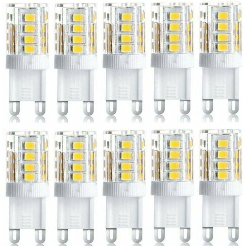 Aimoonsa - 10er Pack led Strahler, led Dekoleuchte, G9 led Birne, 5W Warmweiß Kaltweiß, Energiesparende led Leuchtmittel, Ersatz Halogenlampe, ac