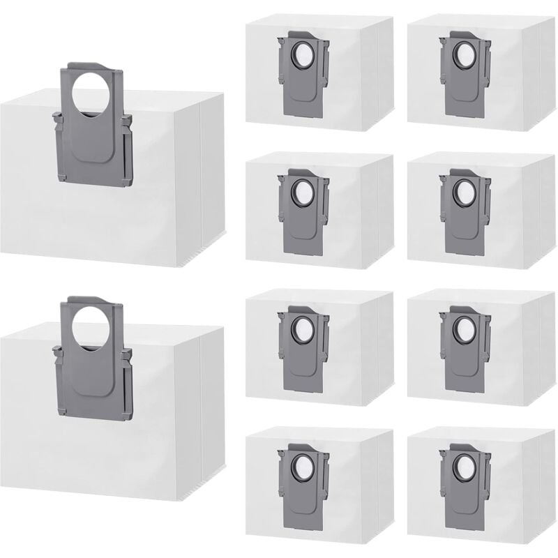 10er-Pack Staubbeutel für Xiaomi Roborock S7 Maxv Ultra / S7 Pro Ultra/Roborock Q7 Max/Roborock Q7 Max +/ Q5+/ S8/S8+/S8 Pro Ultra