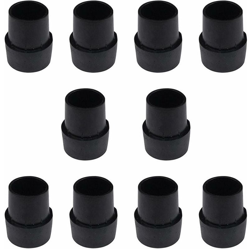 ZVD - 10er-Pack Trampolin-Beinspitzen, rutschfestes Gummi, einfach zu installierendes Trampolin-Zubehör, starkes Latex-Trampolin-Zubehör für 2,5 cm