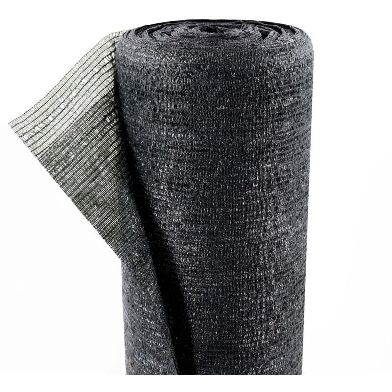 10m Schattiernetz Zaunblende Tennisblende Windschutznetz Sichtschutzzaun 90g 2m