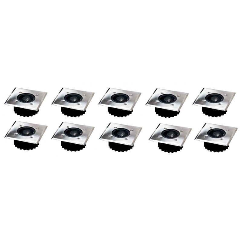 10x LED Solar-Bodeneinbauleuchte Bodenstrahler Bodeneinbaustrahler Solarlampe 10x LED Solar-Bodeneinbauleuchte Bodenstrahler Bodeneinbaustrahler